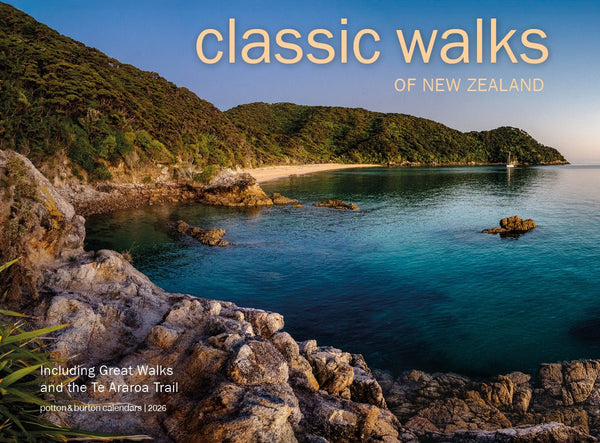 2026 Classic Walks of New Zealand Calendar - The Page and Prose Booksellers