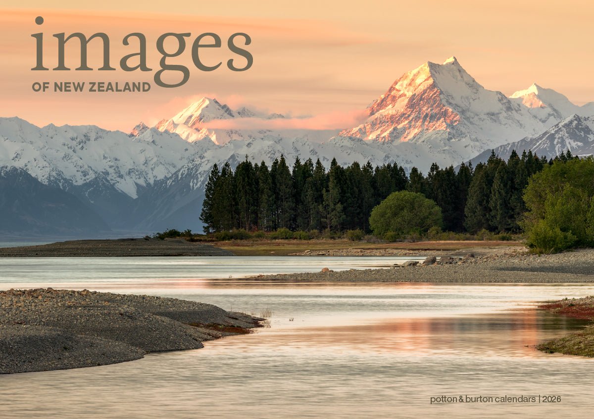 2026 Images of New Zealand Calendar - The Page and Prose Booksellers