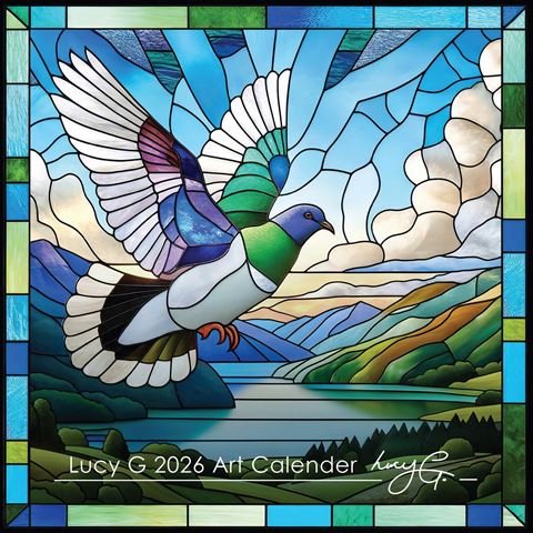 2026 Lucy Gauntlet Wall Calendar - The Page and Prose Booksellers