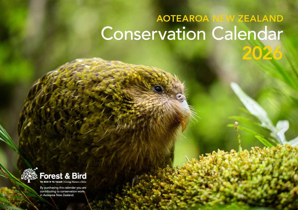 2026 New Zealand Conservation Calendar - The Page and Prose Booksellers