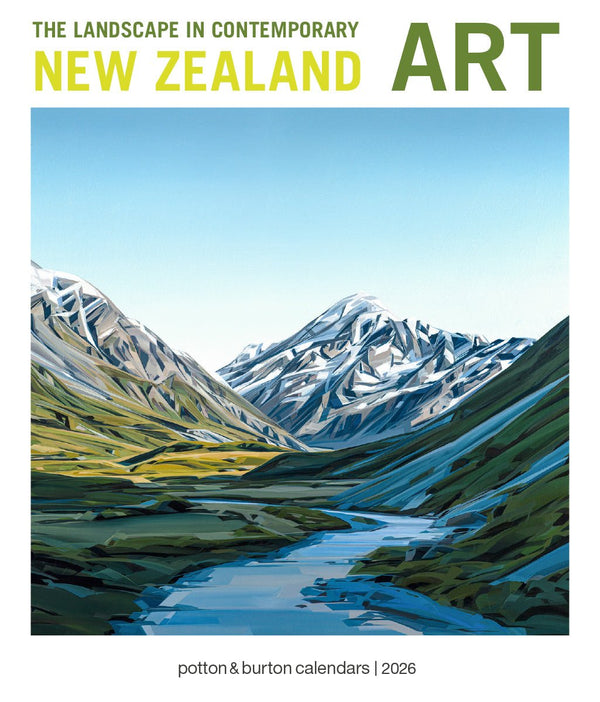2026 The Landscape in Contemporary New Zealand Art Calendar - The Page and Prose Booksellers