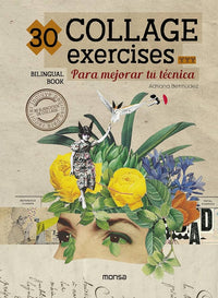 30 Collage Exercises - Para Mejorar tu Técnica Bilingual Book - The Page and Prose Booksellers