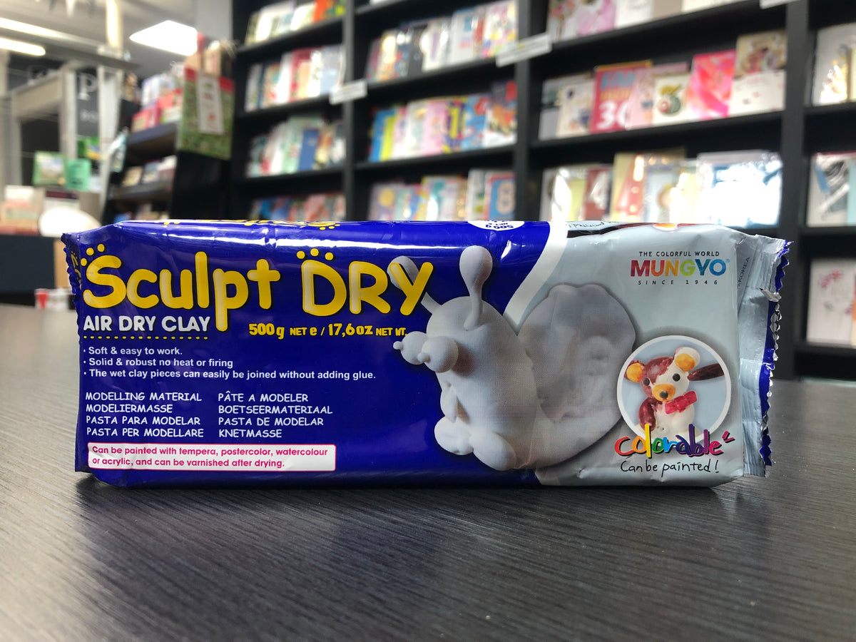 Mungyo Sculpt Dry Clay 500g White