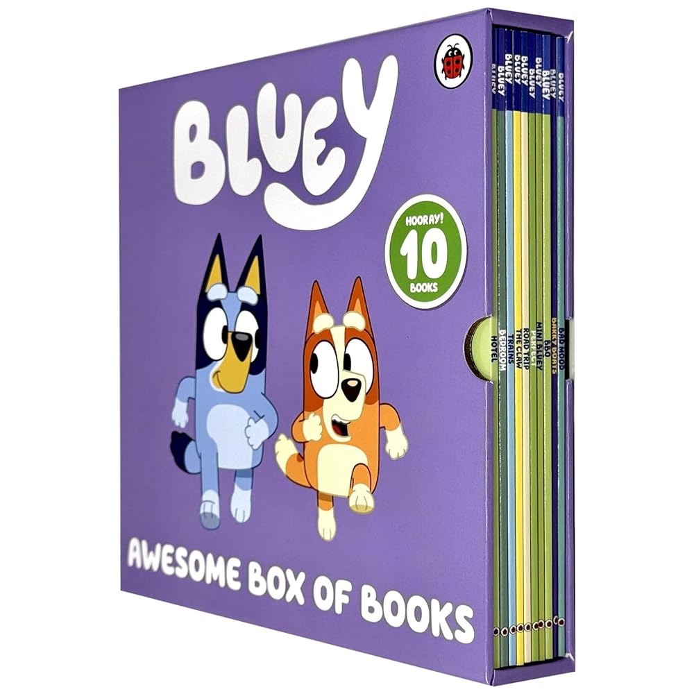 Bluey: Awesome Box of Books 10 Books Box Set cover image