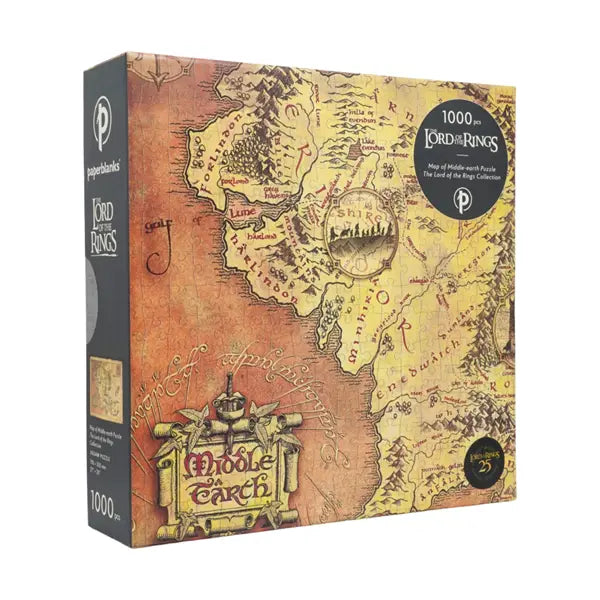 Map of Middle Earth 1000 Piece Puzzle