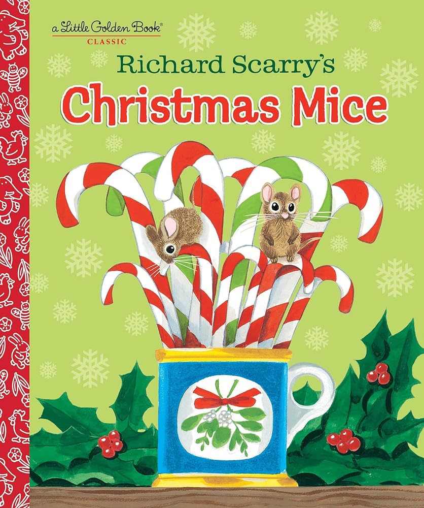 Richard Scarry's Christmas Mice (Little Golden Book) cover image