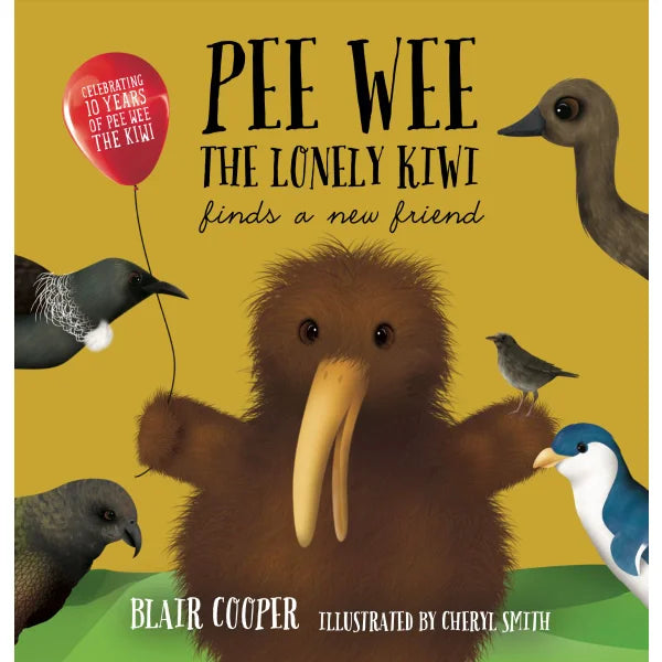 Pee Wee the Lonely Kiwi Finds a New Friend 10th year anniversary version