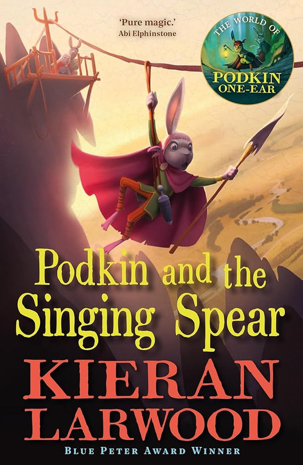 Faber Faber Podkin and the Singing Spear The seventh in The World of Podkin One-Ear series. cover image