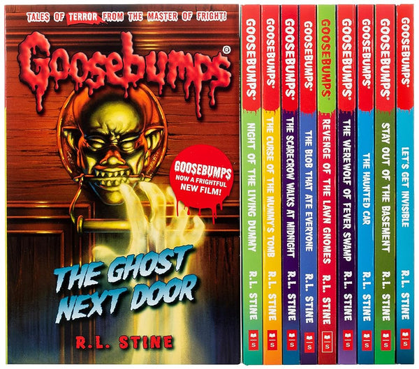 Goosebumps Series 10 Books Collection Set (Classic Covers) Series 2 [Paperback] R.L. STINE cover image
