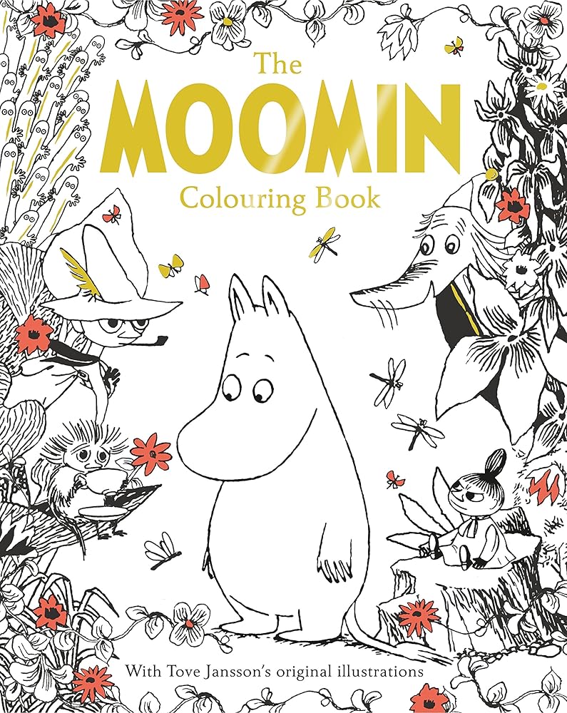 The Moomin Colouring Book (Macmillan Classic Colouring Books) cover image