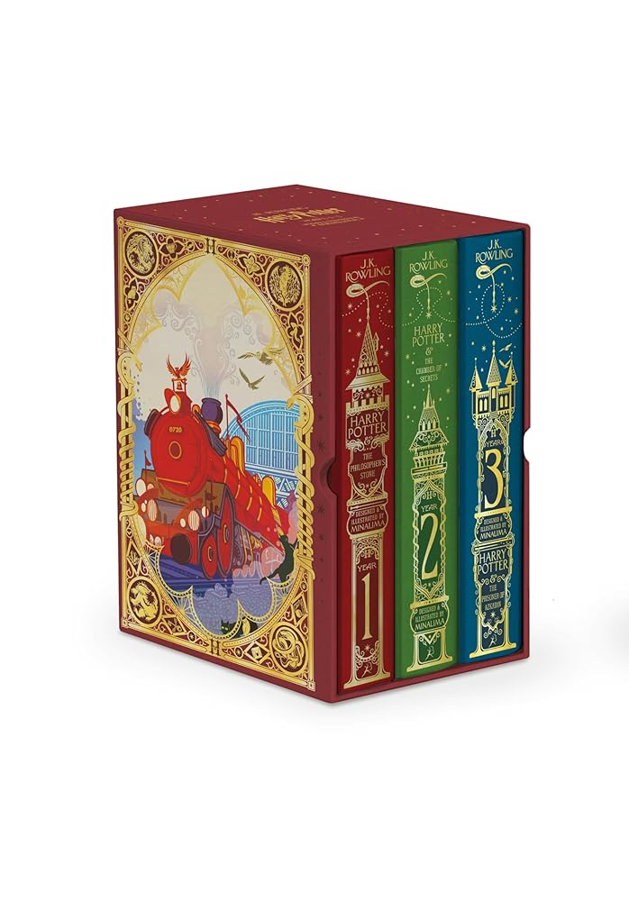 Harry Potter 1-3 Box Set: MinaLima Edition cover image