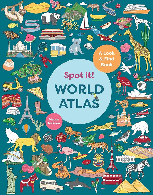 Spot It! World Atlas: A Look-and-Find Book (Look & Find Books) cover image