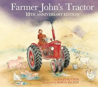 Farmer John's Tractor [Board book] cover image