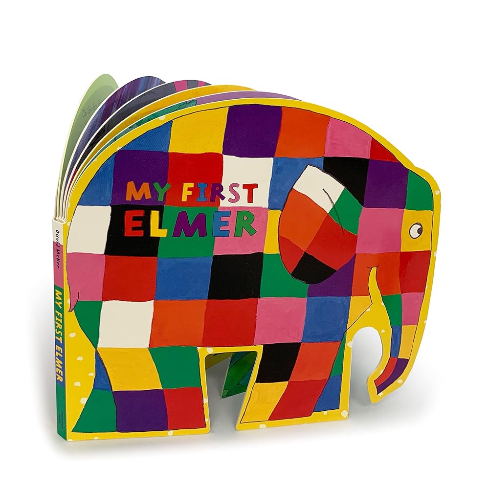My First Elmer: Shaped Board Book (Elmer Shaped Board Books) cover image