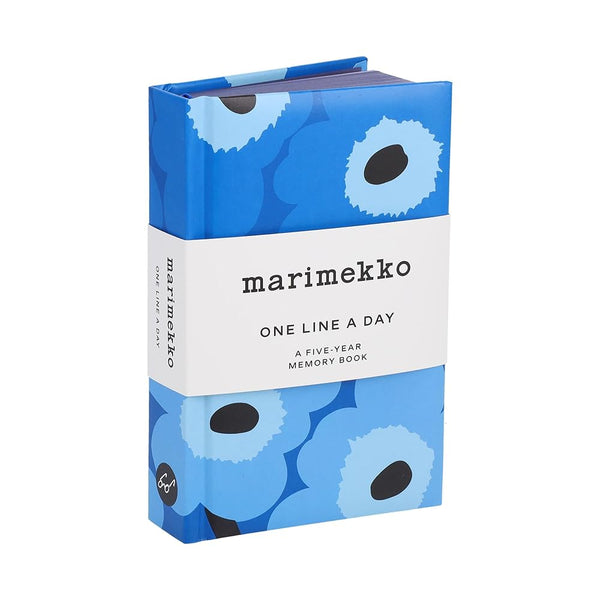 Marimekko One Line a Day (Blue Unikko): A Five-Year Memory Book cover image