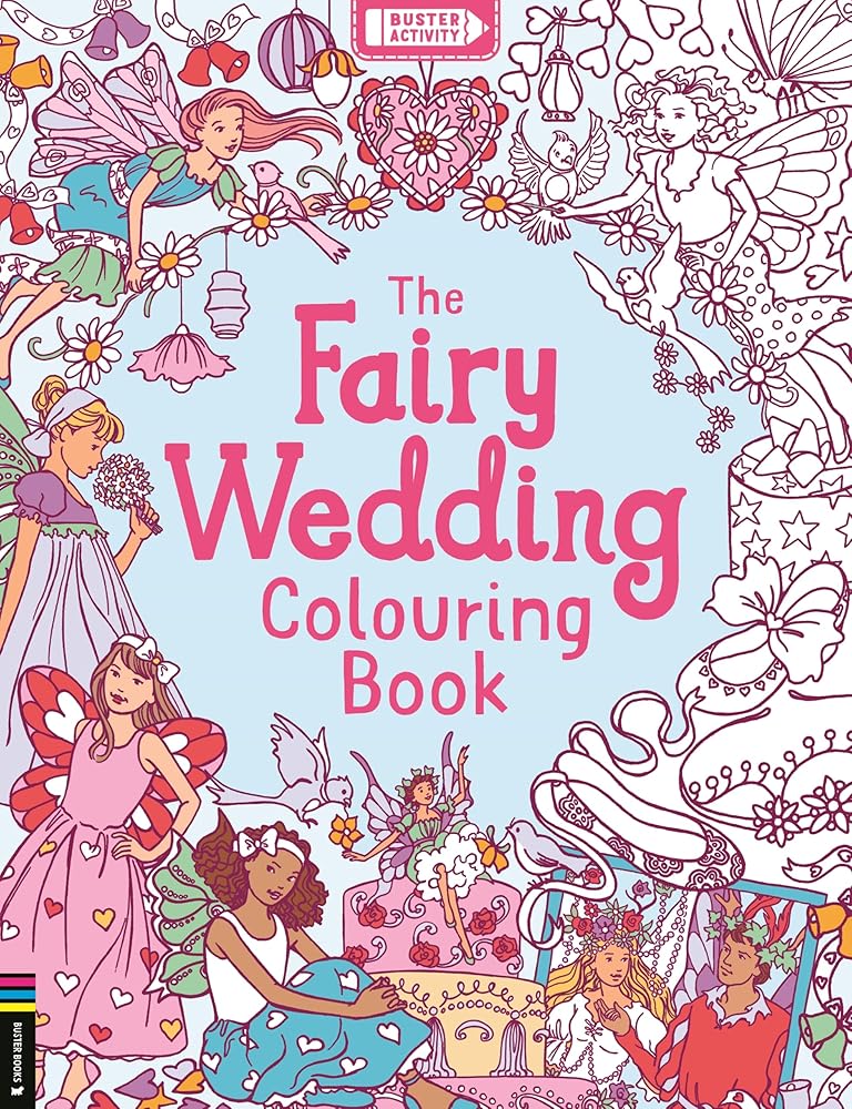 The Fairy Wedding Colouring Book cover image
