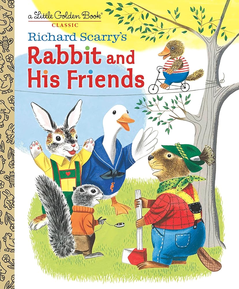 Richard Scarry's Rabbit and His Friends (Little Golden Book) cover image