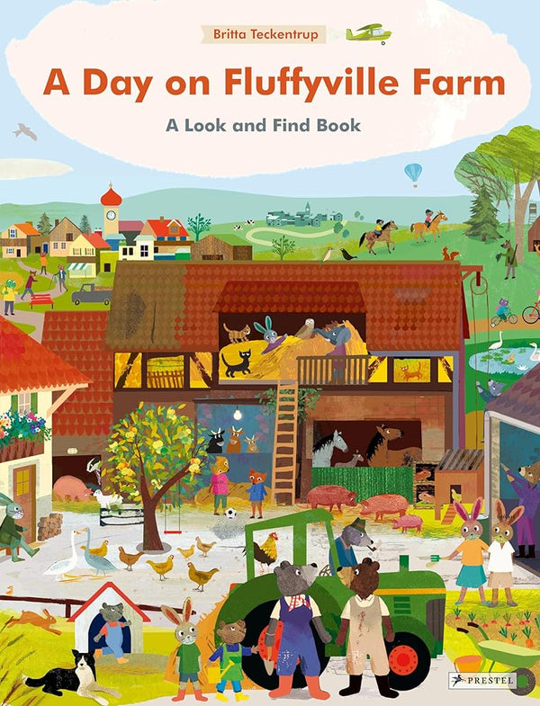 A Day on Fluffyville Farm: A Look and Find Book cover image