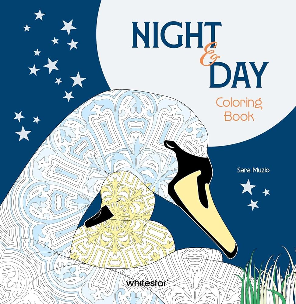 Day & Night Coloring Book: Coloring Book cover image