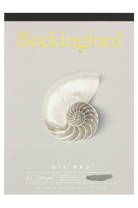 Bockingford A4 Oil Pad 240 GSM 12-Leaf