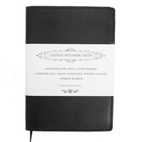 Hello Sunday A5 Black Leather Notebook Cover with Notebook