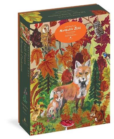 Nathalie Lete: Fall Foxes 1000 Piece Puzzle