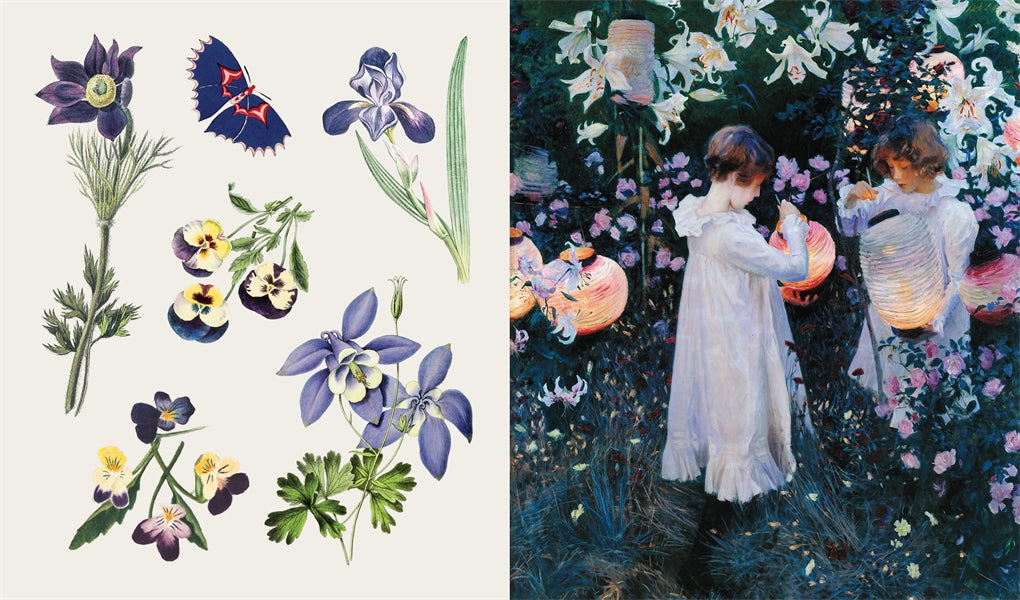 The Sticker Treasury of Butterflies and Blooms: An Eclectic Book of Stickers for Journaling, Collaging, Scrapbooking and More