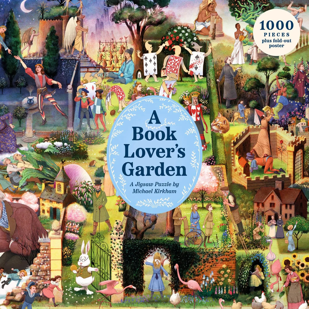 A Book Lover’s Garden - 1000 Piece Jigsaw Puzzle