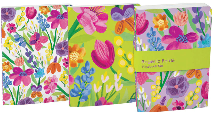 Floral Supernova A6 Softback Notebook Set
