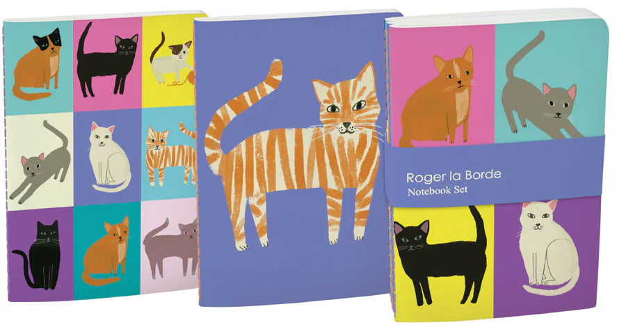 Cats Rodger la Brode notebook set