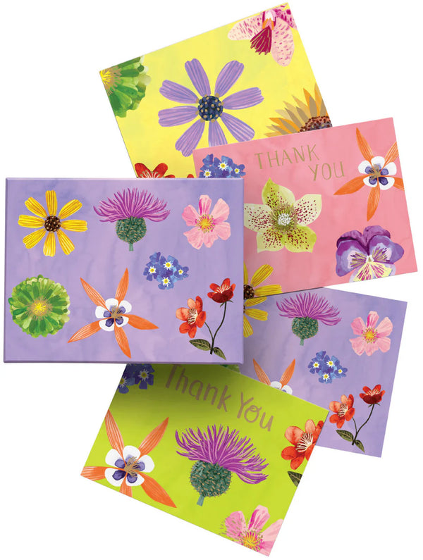 Floral Supernova Chic Notecard Box