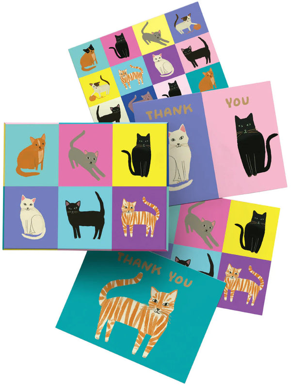 Cat ettiequte box of 8 cards