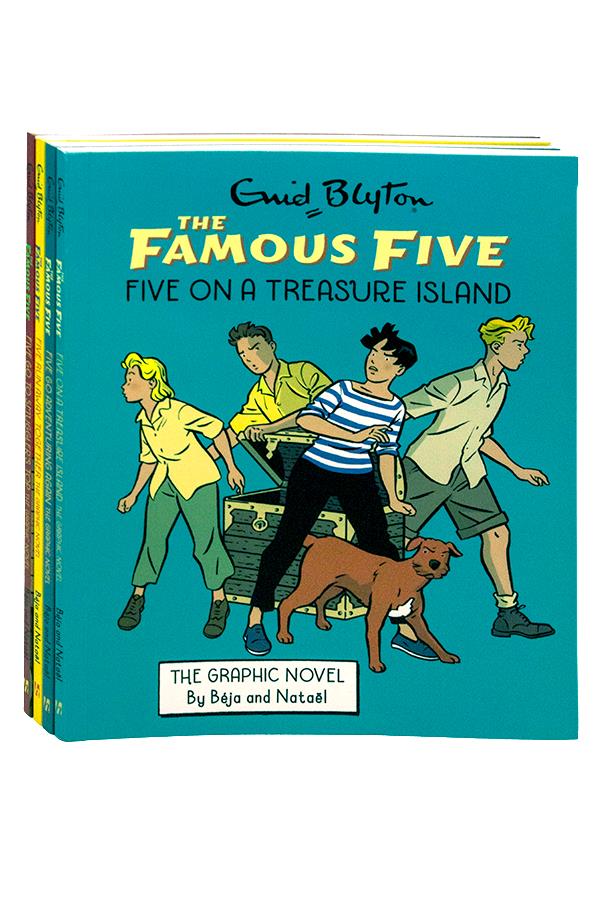The Famous Five - On Treasure Island Graphic Novel set