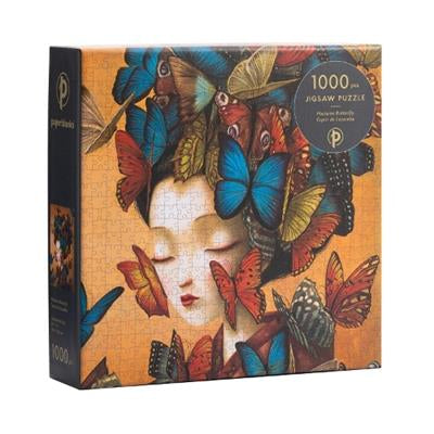 Madame Butterfly Esprit de Lacombe 1000 Piece Puzzle