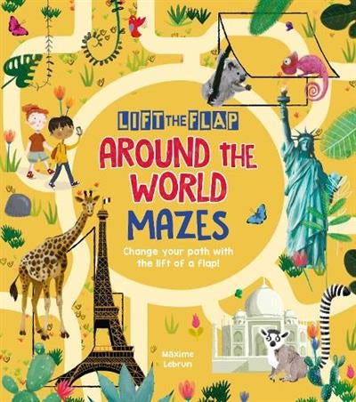 Around the World Lift-the-Flap Mazes