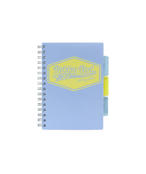 Pukka Project Book: A5 Pastel Blue