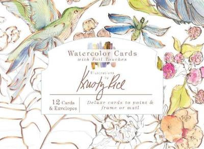 Watercolour Cards with Foil Touches Kit