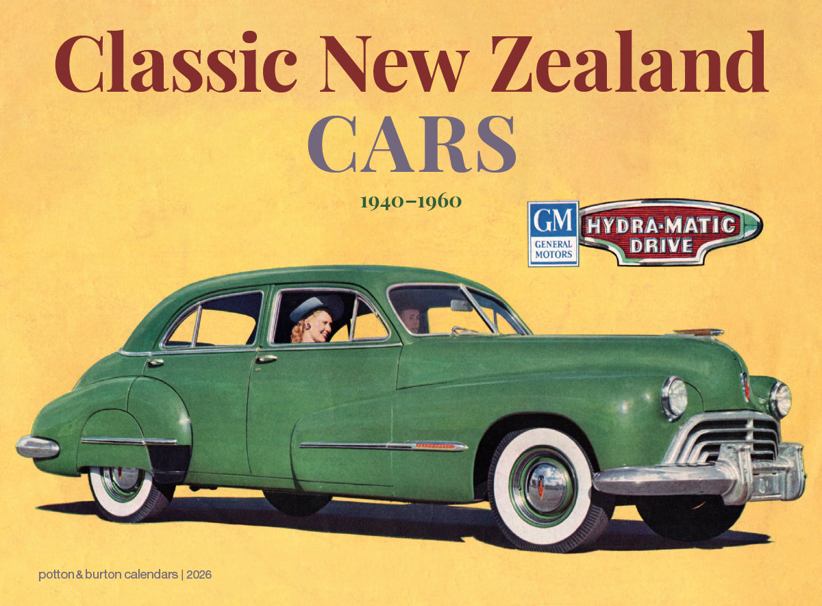 2026 Classic New Zealand Cars Calendar