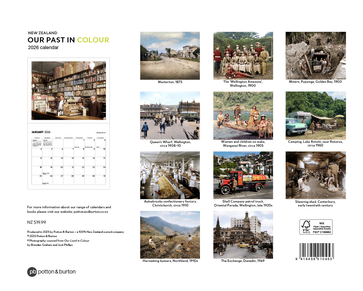 2026 Our Past in Colour Calendar