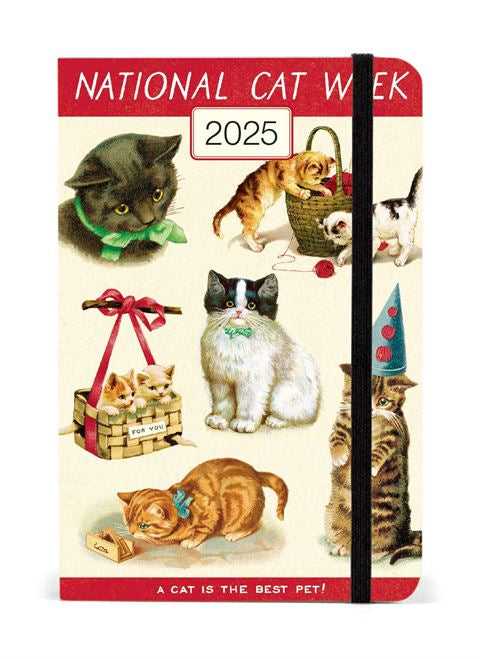 2025 Vintage Cats Pocket Planner