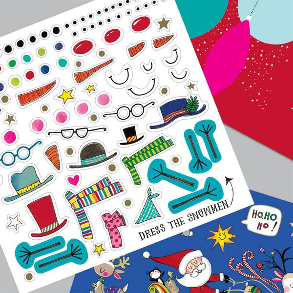 Rachel Ellen Christmas Sticker Scene and Colouring Book