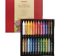 Mungyo Aquarelle Extra Soft Water Soluble Oil Pastels Set of 24