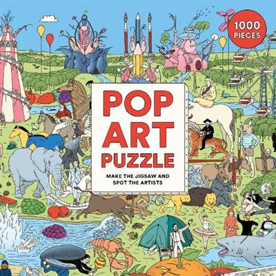 Pop Art Puzzle: Make the Jigsaw and Spot the Artists