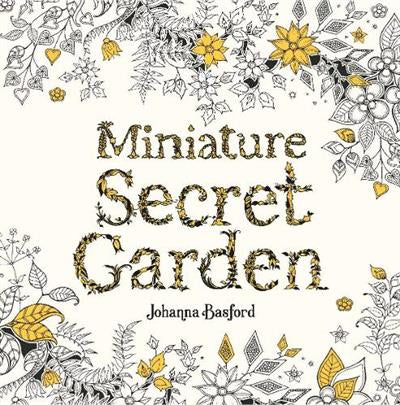 Miniature Secret Garden Colouring Book