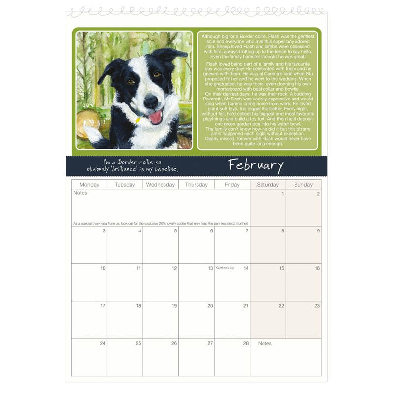 Scruffy Mutts 2025 Calendar