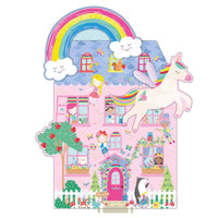 Rainbow Fairy House 100-Piece 3-in-1 Puzzle