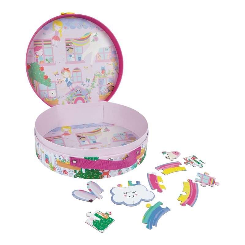 Rainbow Fairy House 100-Piece 3-in-1 Puzzle