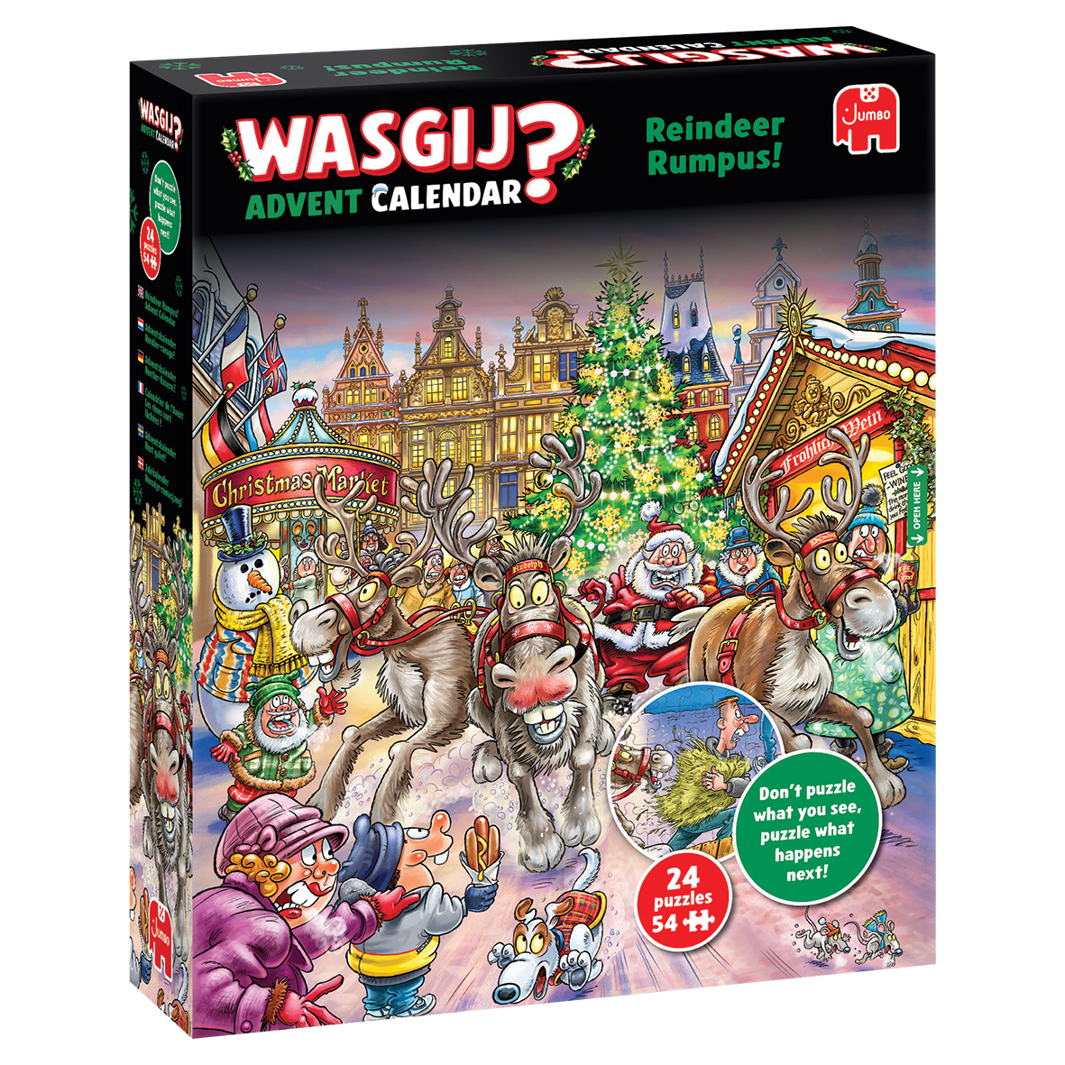 Wasgij Advent Calendar: Reindeer Rumpus!