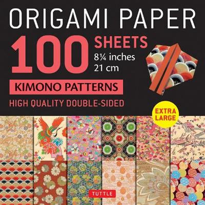 Origami Paper: Japanese Kimono 100 Sheets (21cm x 21cm)