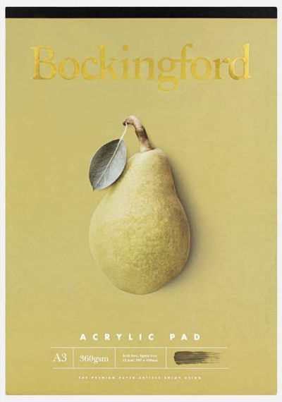 Bockingford A3 Acrylic Pad 360 GSM 12-Leaf